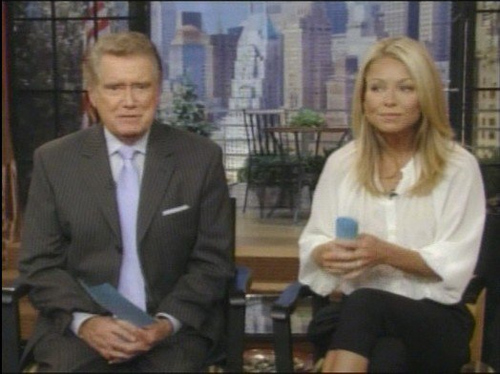 David appeared on Regis And Kelly