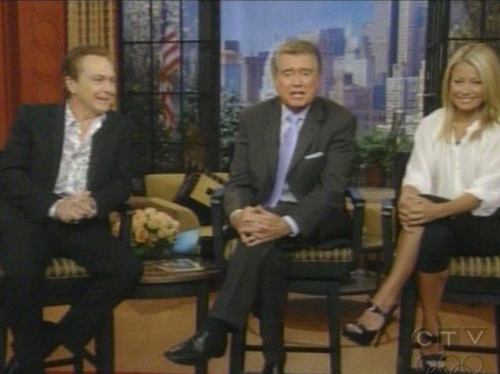 David appeared on Regis And Kelly