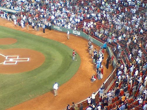 David at Fenway Park