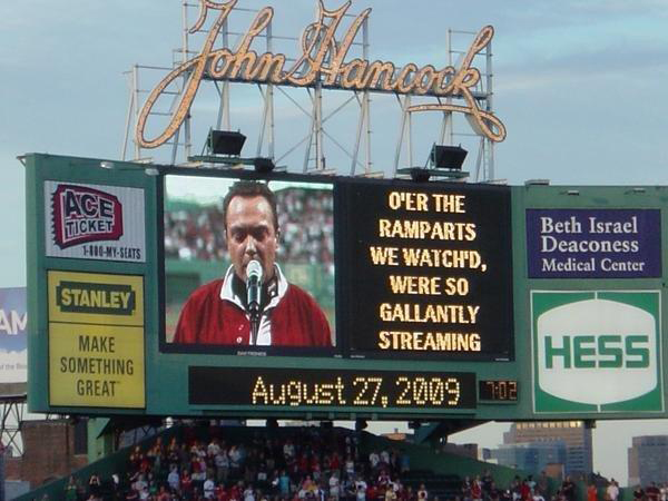 David at Fenway Park