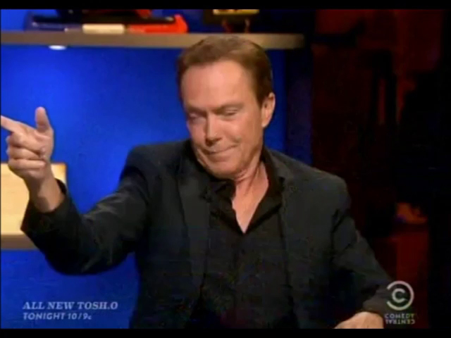 David Cassidy, The Colbert Report, 2012