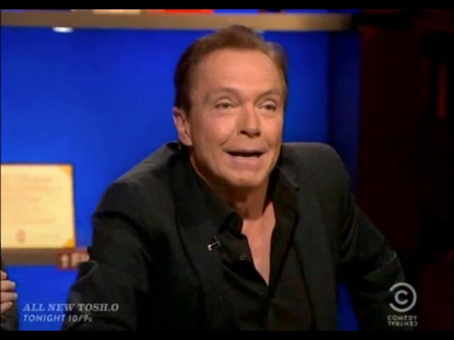 David Cassidy, The Colbert Report, 2012