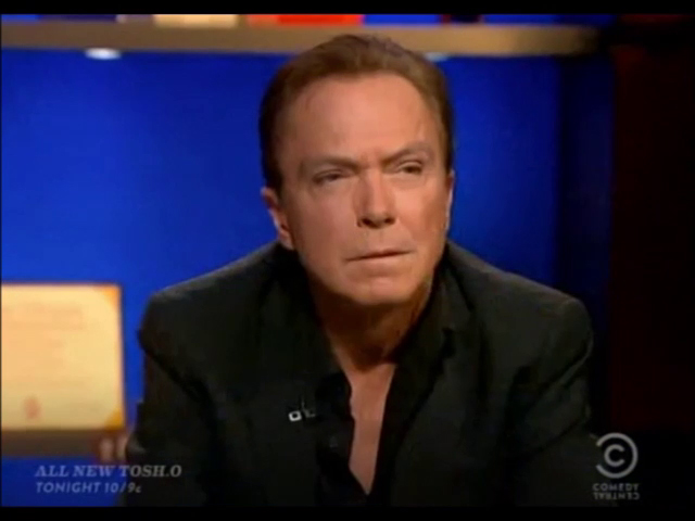 David Cassidy, The Colbert Report, 2012