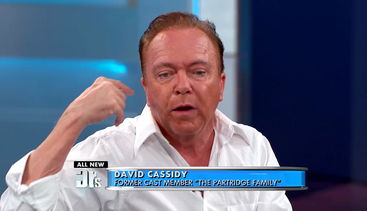 David Cassidy filmed Dec 15, 2016