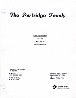 The Partridge Family Script