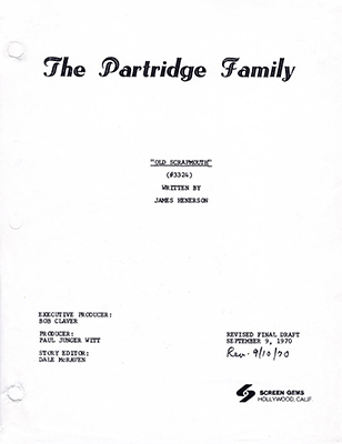 The Partridge Family Script